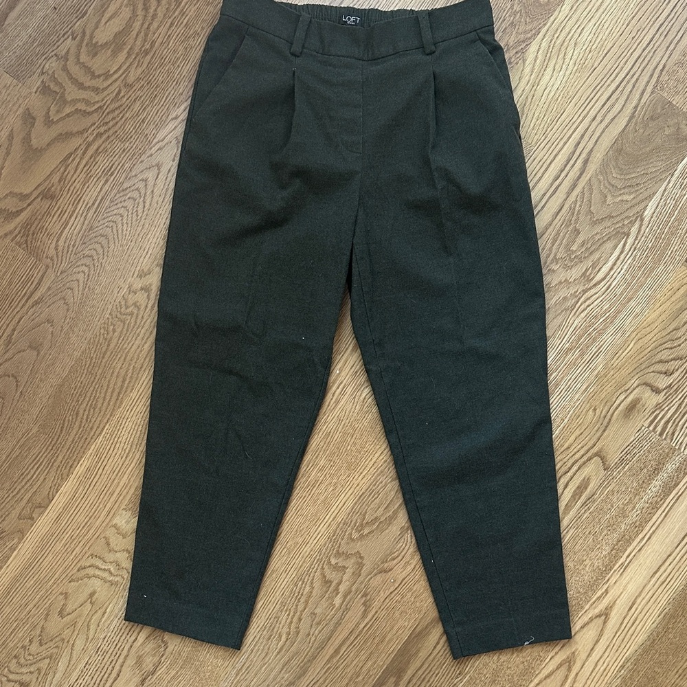 LOFT Black Ankle Pants